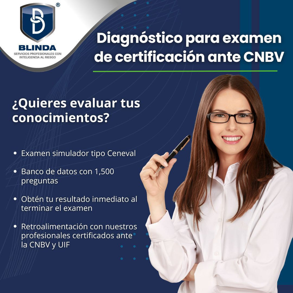 Diagnóstico para examen de certificación ante CNBV