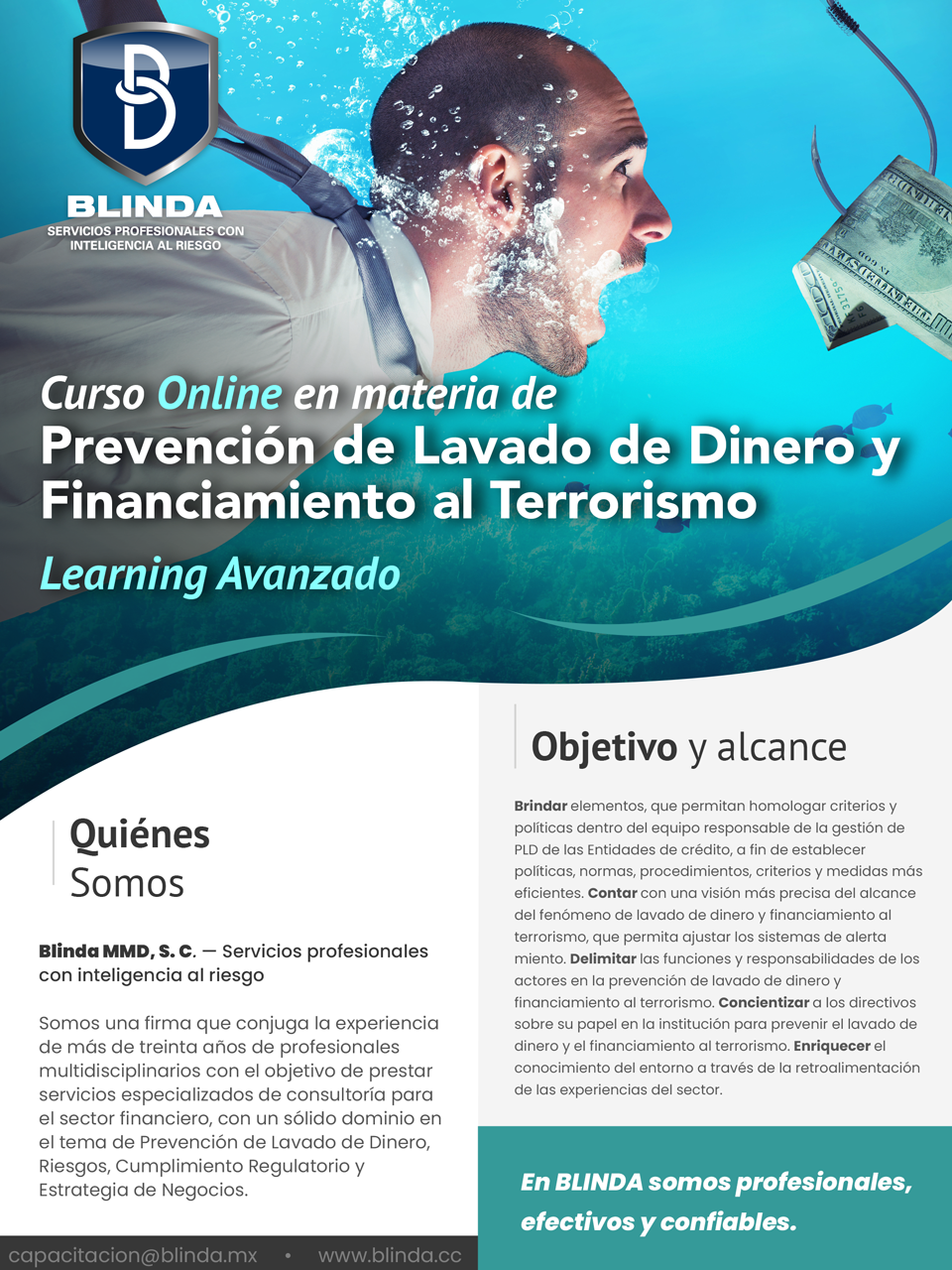 Curso Online en materia de Prevención de Lavado de Dinero y Financiamiento al Terrorismo.